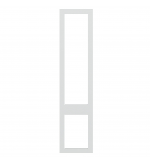 Bordeaux - Made to Measure - Open Frame Top and Bottom Doors Porcelain White