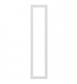 Bordeaux - Made to Measure - Open Frame Full Doors Porcelain White