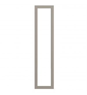 Bordeaux - Made to Measure - Open Frame Full Doors Matt Stone Grey