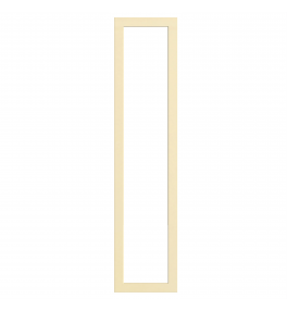 Bordeaux - Made to Measure - Open Frame Full Doors Hi Gloss Cream