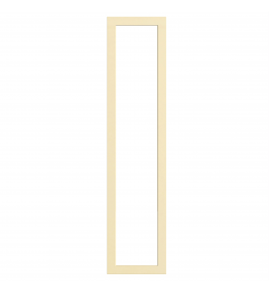 Bordeaux - Made to Measure - Open Frame Full Doors Hi Gloss Cream
