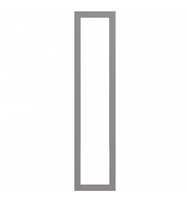 Bordeaux - Made to Measure - Open Frame Full Doors Hi Gloss Dust Grey