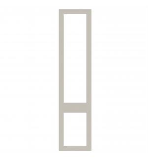Bordeaux - Made to Measure - Open Frame Top and Bottom Doors Hi Gloss Cashmere