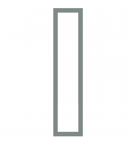 Bordeaux - Made to Measure - Open Frame Full Doors Matt Sage Green