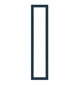 Bordeaux - Made to Measure - Open Frame Full Doors Paint Flow Matt Indigo Blue