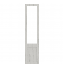 Bordeaux - Made to Measure - Open Frame Top Doors Paint Flow Matt Light Grey