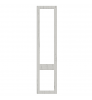 Bordeaux - Made to Measure - Open Frame Top and Bottom Doors Paint Flow Matt Light Grey