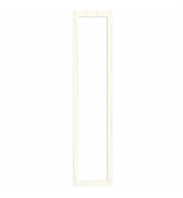 Bordeaux - Made to Measure - Open Frame Full Doors Paint Flow Matt White