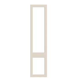 Bordeaux - Made to Measure - Open Frame Top and Bottom Doors Supermatt Taupe Grey