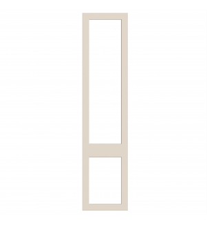 Bordeaux - Made to Measure - Open Frame Top and Bottom Doors Supermatt Taupe Grey