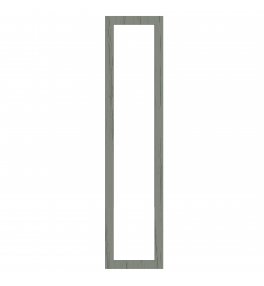 Bordeaux - Made to Measure - Open Frame Full Doors Paint Flow Matt Sage Green