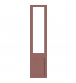 Bordeaux - Made to Measure - Open Frame Top Doors Supermatt Rusty Red
