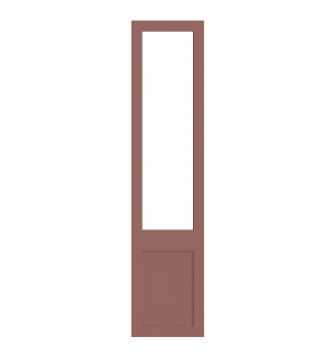 Bordeaux - Made to Measure - Open Frame Top Doors Supermatt Rusty Red