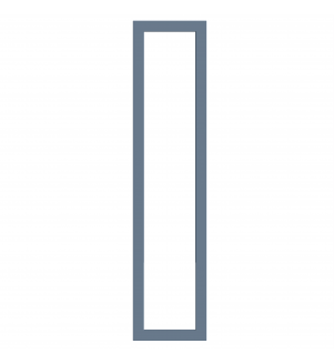 Bordeaux - Made to Measure - Open Frame Full Doors Misty Blue