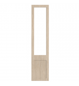 Bordeaux - Made to Measure - Open Frame Top Doors Cremona Oak Cotta