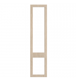Bordeaux - Made to Measure - Open Frame Top and Bottom Doors Cremona Oak Cotta