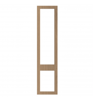Bordeaux - Made to Measure - Open Frame Top and Bottom Doors Cremona Oak Cannollo