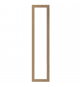 Bordeaux - Made to Measure - Open Frame Full Doors Cremona Oak Cannollo