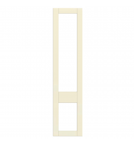 Rennes - Made to Measure - Open Frame Top and Bottom Doors Supermatt Alabaster