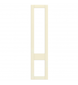 Rennes - Made to Measure - Open Frame Top and Bottom Doors Supermatt Alabaster