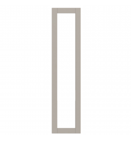 Rennes - Made to Measure - Open Frame Full Doors Matt Pebble