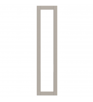 Rennes - Made to Measure - Open Frame Full Doors Matt Pebble