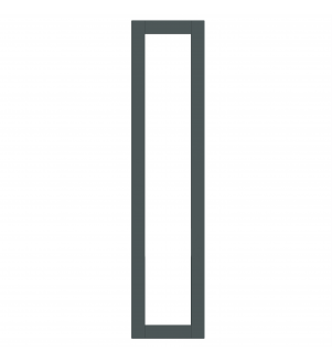 Rennes - Made to Measure - Open Frame Full Doors Matt Kombu Green