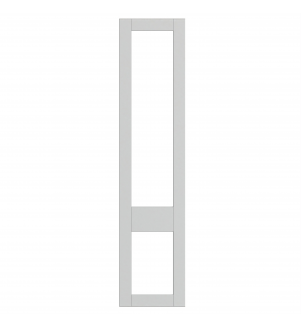 Rennes - Made to Measure - Open Frame Top and Bottom Doors Supermatt Dove Grey