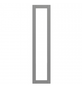 Rennes - Made to Measure - Open Frame Full Doors Supermatt Dust Grey