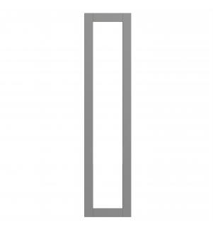Rennes - Made to Measure - Open Frame Full Doors Supermatt Dust Grey
