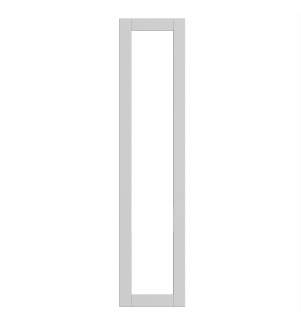 Rennes - Made to Measure - Open Frame Full Doors Supermatt Dove Grey