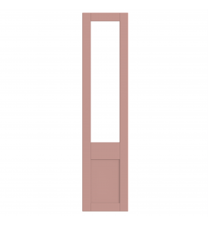 Rennes - Made to Measure - Open Frame Top Doors Matt Blush Pink
