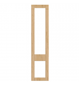 Rennes - Made to Measure - Open Frame Top and Bottom Doors Lissa Oak