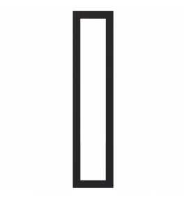 Rennes - Made to Measure - Open Frame Full Doors Matt Black