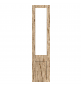 Rennes - Made to Measure - Open Frame Top Doors Halifax Natural Oak