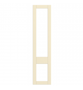 Rennes - Made to Measure - Open Frame Top and Bottom Doors Ivory