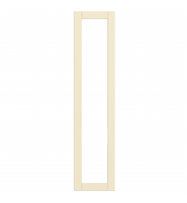 Rennes - Made to Measure - Open Frame Full Doors Ivory