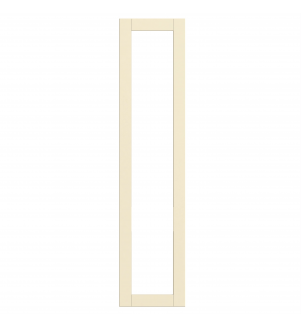 Rennes - Made to Measure - Open Frame Full Doors Ivory