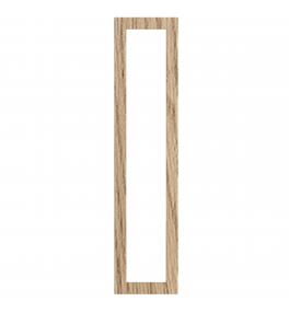 Rennes - Made to Measure - Open Frame Full Doors Halifax Natural Oak