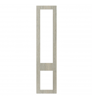 Rennes - Made to Measure - Open Frame Top and Bottom Doors Urban Oak