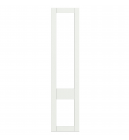 Rennes - Made to Measure - Open Frame Top and Bottom Doors Satin White