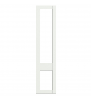Rennes - Made to Measure - Open Frame Top and Bottom Doors Satin White