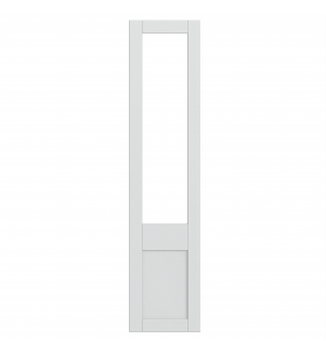 Rennes - Made to Measure - Open Frame Top Doors Porcelain White