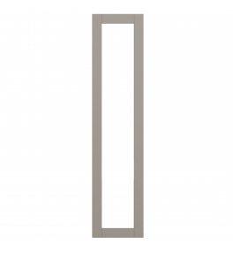 Rennes - Made to Measure - Open Frame Full Doors Matt Stone Grey