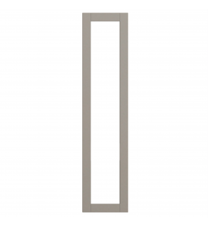Rennes - Made to Measure - Open Frame Full Doors Matt Stone Grey