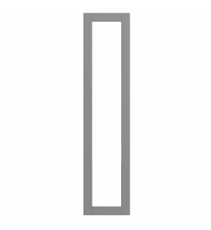 Rennes - Made to Measure - Open Frame Full Doors Matt Sage Green