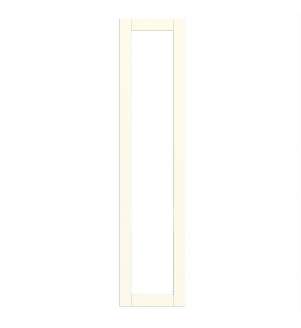 Rennes - Made to Measure - Open Frame Full Doors White Grey