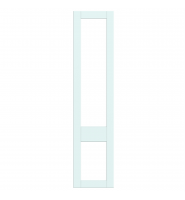 Rennes - Made to Measure - Open Frame Top and Bottom Doors Light Vicenza Oak