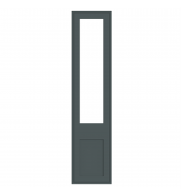 Dunkirk - Made to Measure - Open Frame Top Doors Matt Kombu Green