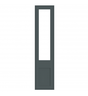 Dunkirk - Made to Measure - Open Frame Top Doors Matt Kombu Green
